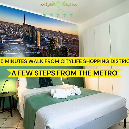 Elegant Citylife Apartment- Metro Access - Double Apartman Milánó